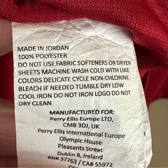 Cubavera Brick Red Ribbed Polo Shirt XL Preppy Casual - Picture 5 of 8